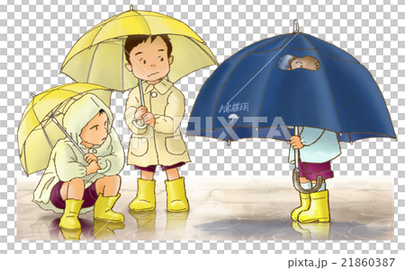 雨降り3人組 21860387