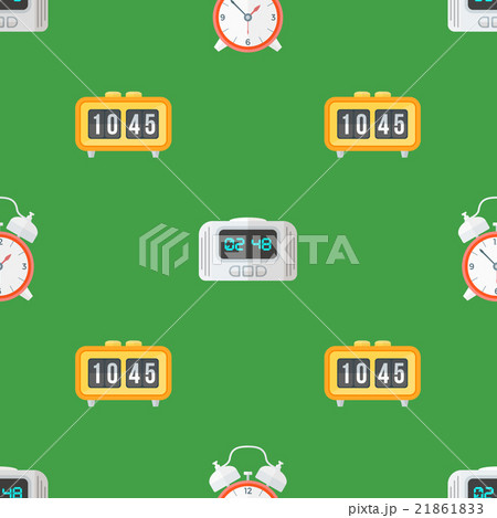vector clock watches seamless pattern. vector clock watches seamless pattern. 21861833