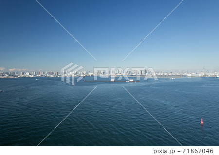 東京ゲートブリッジから見た東京湾 21862046
