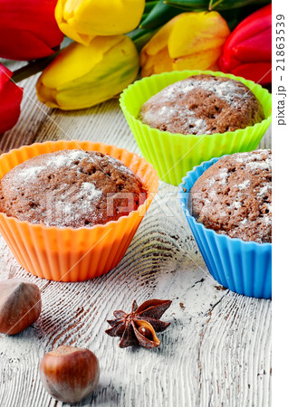 Sweet cupcake dessert 21863539