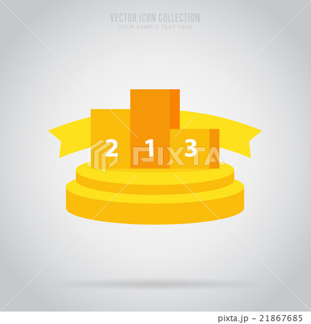 Winner isolated badge, label or sticker, vector 21867685