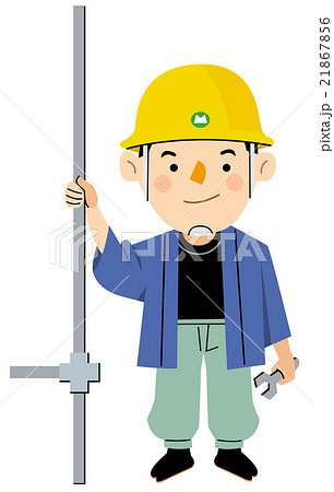 働く人々　いろいろな職業（鳶職） 21867856