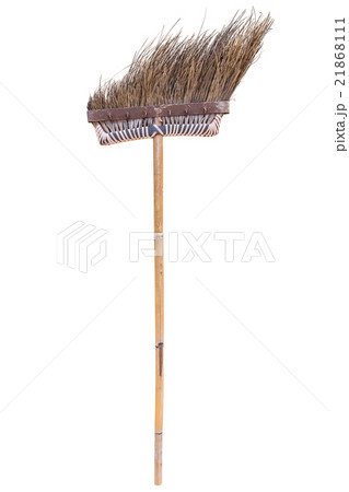 Old brown broom 21868111
