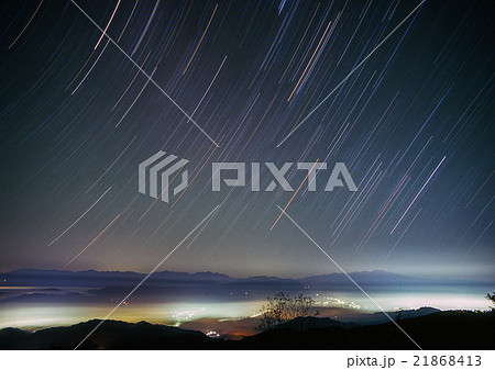 猪臥山から見る冬の星 21868413
