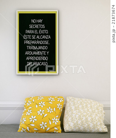 Inspirational Motivating Quote on Picture Frame. 21873674