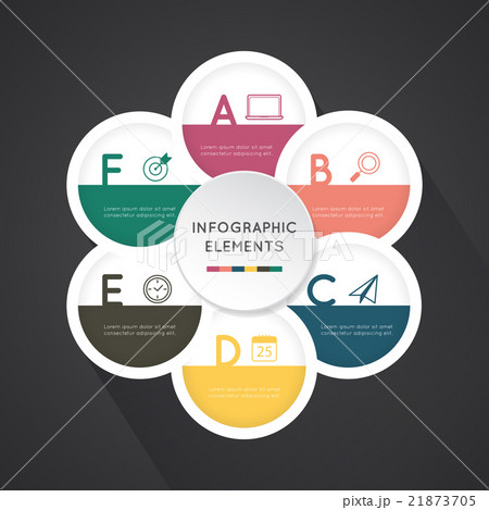 Modern infographic for business concept. Modern infographic for business concept. 21873705