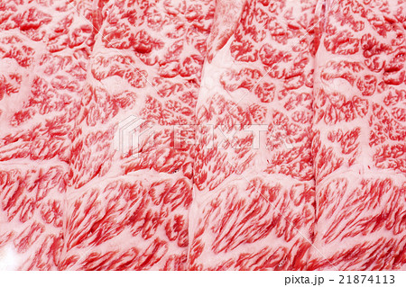 和牛の霜降り肉の写真素材