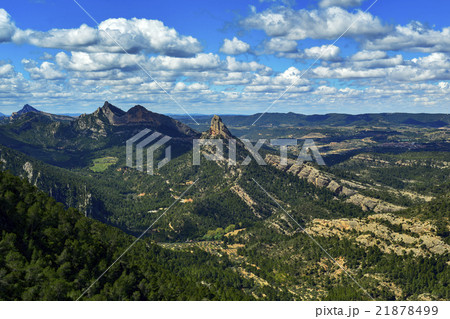 Serres de Pandols-Cavalls mountain range in Spain Serres de Pandols-Cavalls mountain range in Spain 21878499