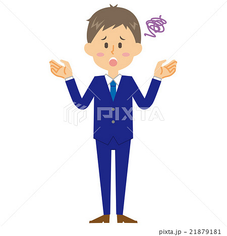 15シリーズ_ビジネスマン_お手上げ 15シリーズ_ビジネスマン_お手上げ 21879181
