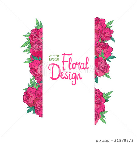 Floral vector border Floral vector border 21879273