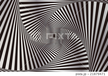 背景素材壁紙正方形 真四角 キラキラ 渦巻き 螺旋状 スパイラル 放射 縞柄 ゼブラ ストライプ 柄のイラスト素材
