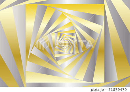 背景素材壁紙正方形 真四角 キラキラ 渦巻き 螺旋状 スパイラル 放射 縞柄 ゼブラ ストライプ 柄のイラスト素材