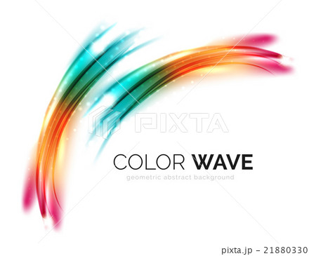 Blurred vector wave design elements 21880330