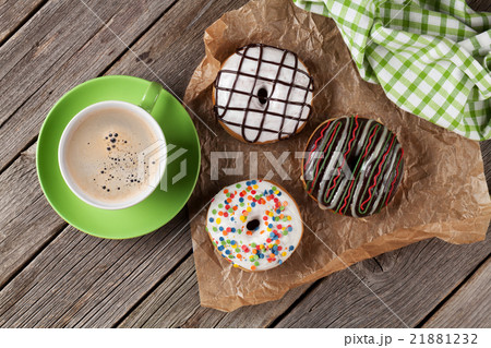 Donuts and coffee Donuts and coffee 21881232
