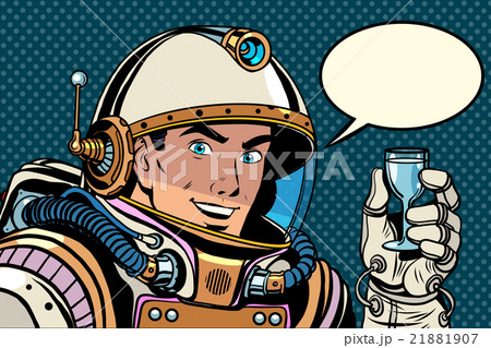 Cosmonaut toast celebration 21881907