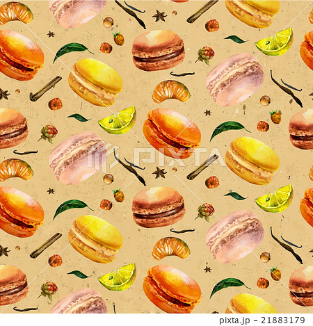 Watercolor macaron seamless  pattern Watercolor macaron seamless  pattern 21883179