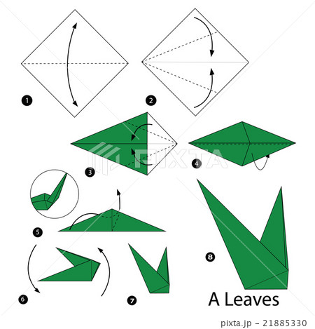 origami A Leaves. 21885330