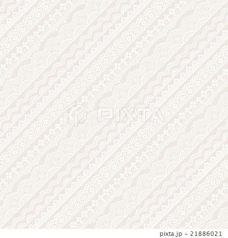 刺繍レース　斜め　白い背景 21886021