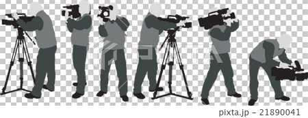cameramans silhouettes 21890041
