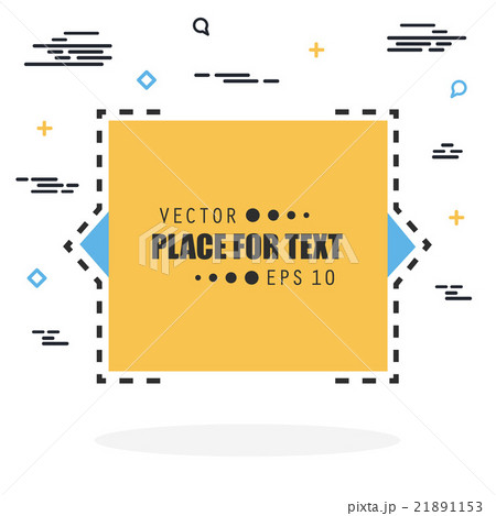 Abstract concept vector empty speech square quote Abstract concept vector empty speech square quote 21891153