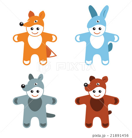 children's carnival costumes hare fox wolf bear children's carnival costumes hare fox wolf bear 21891456