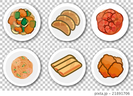中華料理のイラスト素材