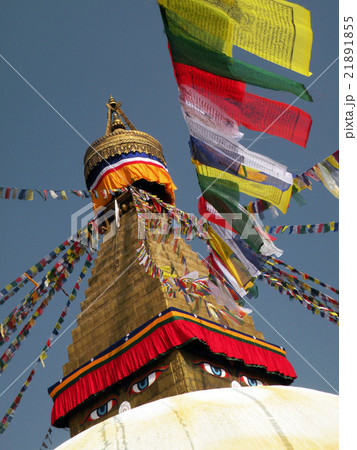 ネパール・カトマンズ ボダナート(地震前・2009年撮影) ネパール・カトマンズ ボダナート(地震前・2009年撮影) 21891855