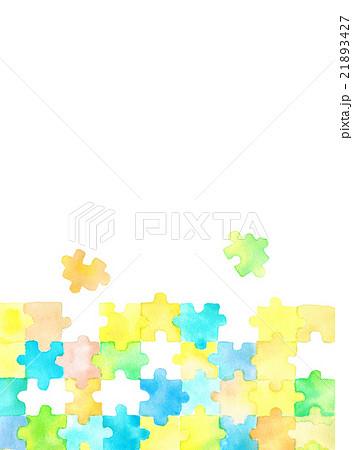 パズル　水彩　テクスチャー 21893427
