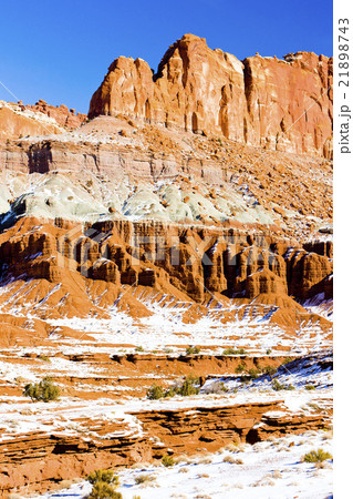Capitol Reef National Park in winter, Utah, USA 21898743