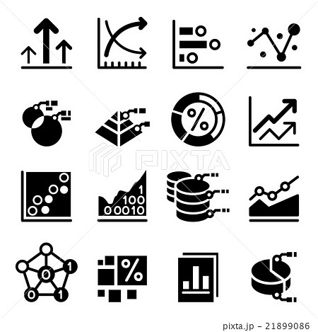 Business data icon 21899086