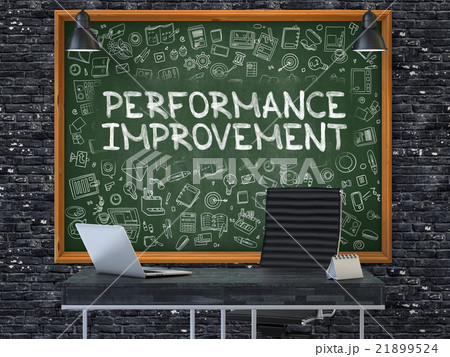 Performance Improvement - Hand Drawn on Green Performance Improvement - Hand Drawn on Green 21899524