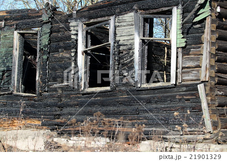 empty window burnt house empty window burnt house 21901329