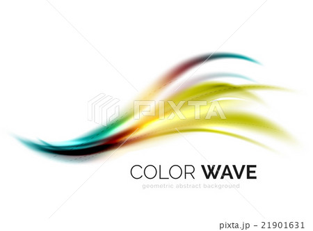 Abstract color wave design element 21901631