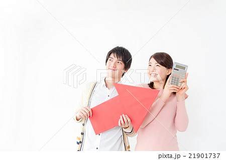 矢印を持つ男女 矢印を持つ男女 21901737