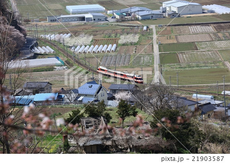 ローカル鉄道の春 21903587