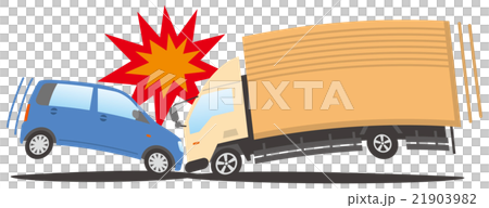 事故前碰撞乘用車和卡車 21903982