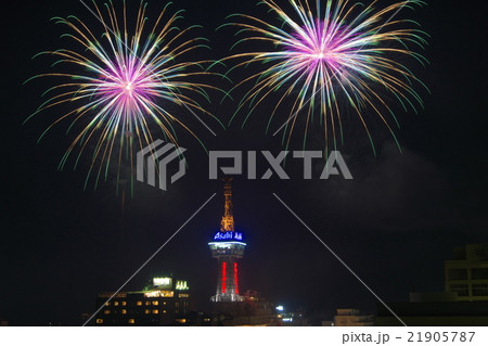 別府夏の宵まつりの花火 21905787