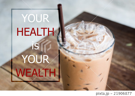 Your health is your wealth quote design poster 21906877