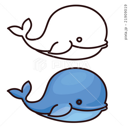Vector whale cartoon. Vector whale cartoon. 21909019