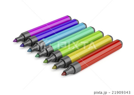 Markers with different colors 21909343