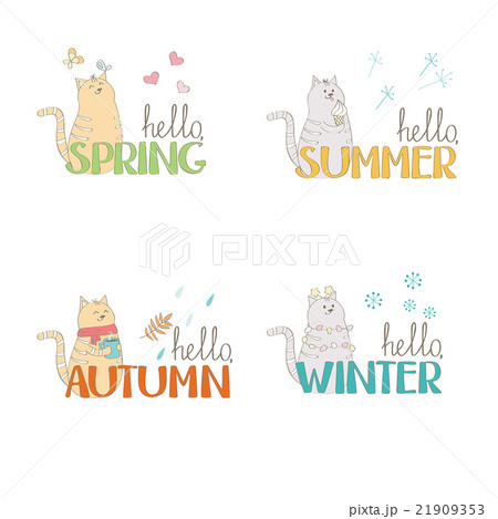 Hello season lettering Hello season lettering 21909353