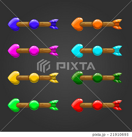Set of fantastic arrows (cursors) different colors Set of fantastic arrows (cursors) different colors 21910693