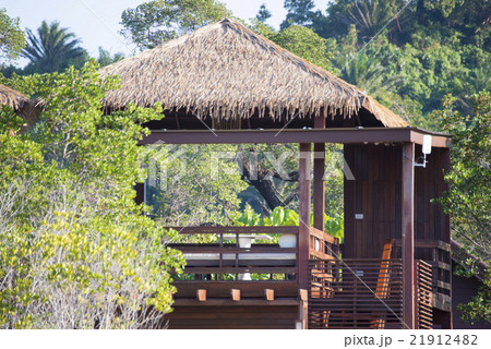 The second floor of the wooden house modern style 21912482