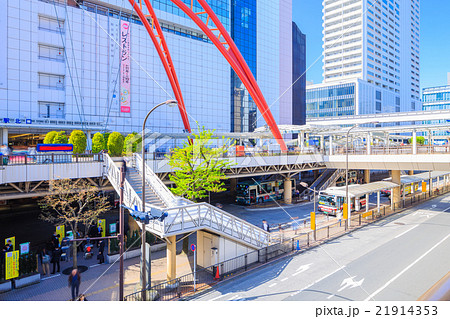 中央線 立川駅 北口駅前の風景 中央線 立川駅 北口駅前の風景 21914353