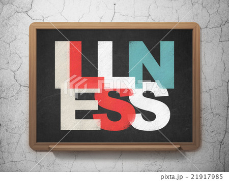 Medicine concept: Illness on School board 21917985