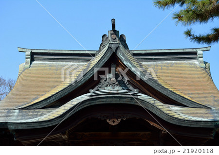 福岡市　鳥飼八幡宮拝殿屋根 21920118