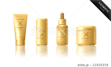 Realistic bottle set. Cosmetic brand template Realistic bottle set. Cosmetic brand template 21920358