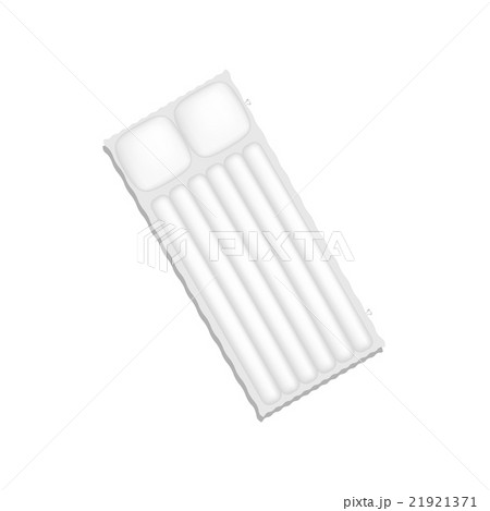 Air mattress in white design with shadow Air mattress in white design with shadow 21921371