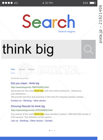 Think Big Aspiration Optimistic Inspiration Creative Concept 21921406