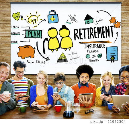 Retirement Insurance Pension Saving Plan Benefits Travel Concept 21922304